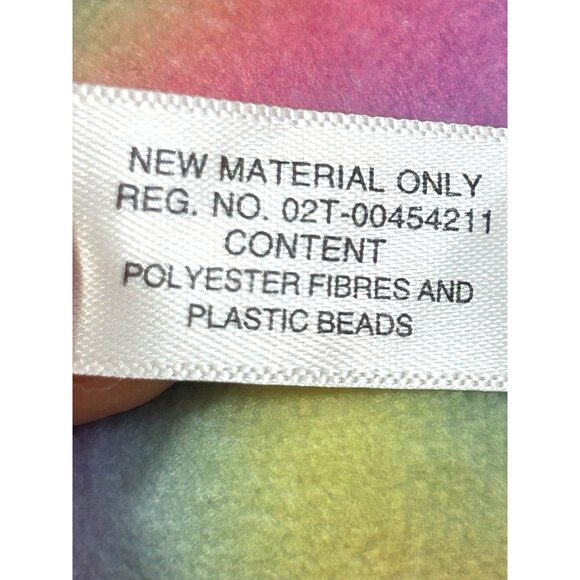 Ty Beanie Ballz Rainbow Fish Tie-Dyed  5” Unisex Kids Stuffed Animal Beanbag - Picture 12 of 14